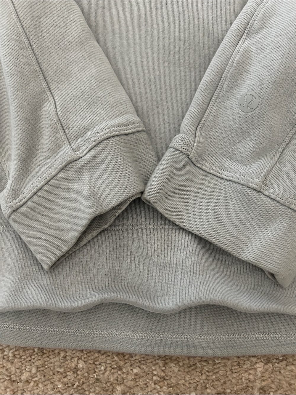 lululemon athletica Grey Crewneck Sweatshirt with pocket - Picture 2 of 7